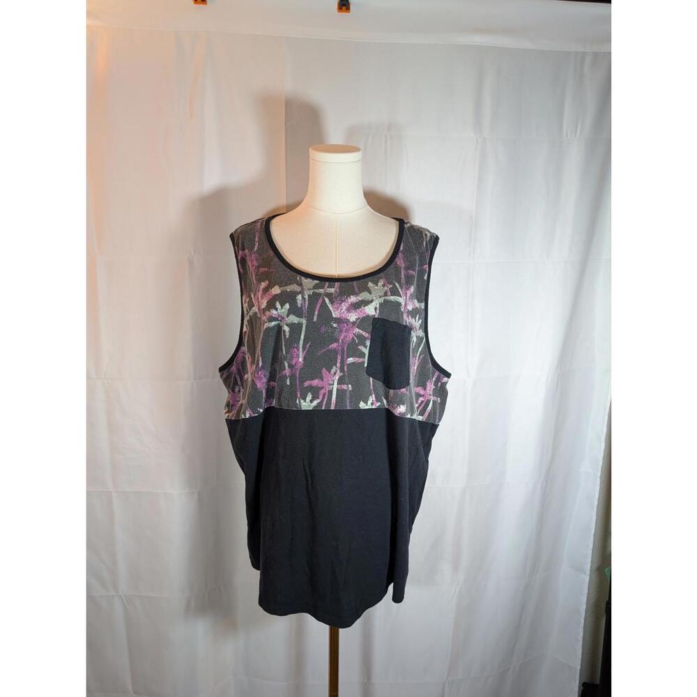 Fission Men's Casual Floral Print Tank Top Size XXL GUC